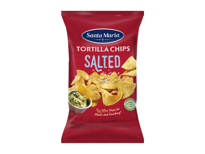 Kukurūzų traškučiai SANTA MARIA TEX MEX su druska, 475 g