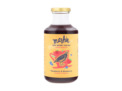 Aviečių ir mėlynių uogų arbata MASHIE, 500 ml