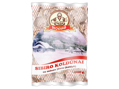 Koldūnai  SIBIRO su mėsos įdaru, 1 kg