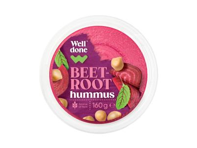 Humusas su burokėliais WELL DONE, 160 g