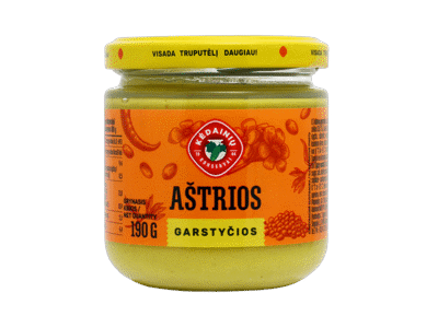 KĖDAINIŲ KONSERVŲ FABRIKO aštrios garstyčios, 190 g