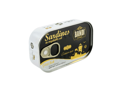 Sardinės BANDI FOODS, aliejuje, 125 g