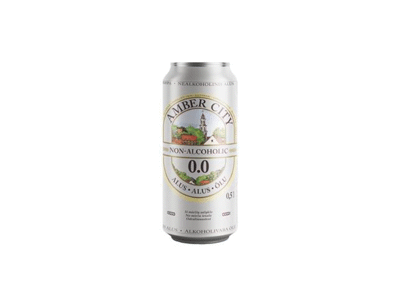 Nealkoholinis alus AMBER CITY, 500 ml