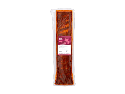 Kiaulienos šonkauliai su barbekiu marinatu WELL DONE, 1 kg
