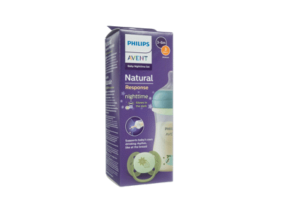 Rinkinys Buteliukas Avent "Natural Response" 260 ml ir čiulptukas 0-6 mėn., SCD838/17