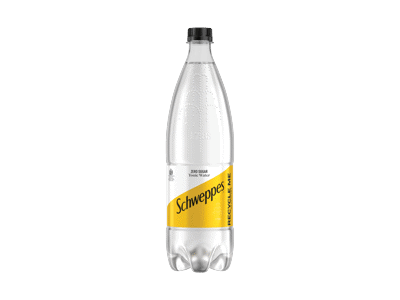 Gazuotas gėrimas SCHWEPPES ZERO, 1 l