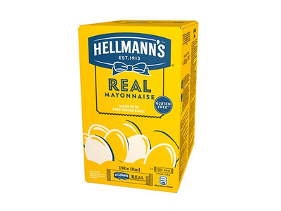 Majonezas HELLMAN'S, pakuotėmis, 10ml x 198vnt.