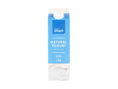 Natūralus jogurtas RIMI SMART be lakt., 1kg