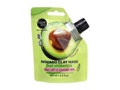 ORGANIC SHOP AVOCADO DEEP HYDRATION veido molio kaukė, 100 ml