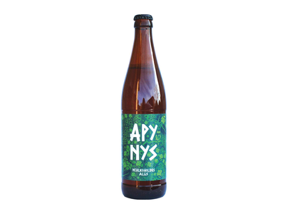 Nealkoholin.šviesusis alus APYNYS, 0,5%, 0,5l