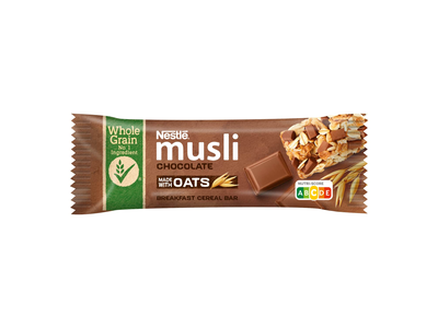 Javain. batonėl. su šokol. NESTLE MUSLI, 35 g