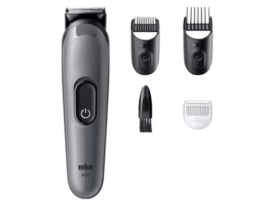 Plaukų ir barzdos kirpimo mašinėlė BRAUN, art. AIO3500, 1 vnt.