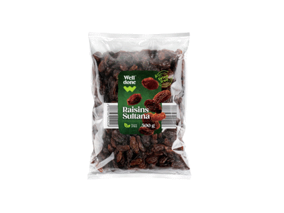 Razinos SULTANA WELL DONE, 500 g