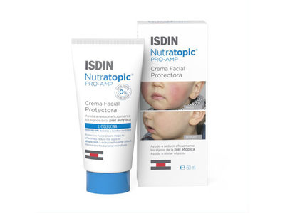 ISDIN NUTRATOPIC PRO-AMP,apsauginis veido kremas, nuo 5 mėn., 50 ml
