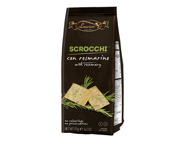 Krekeriai su rozmar. SCROCCHI LAURIERI, 175 g