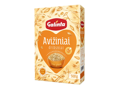 Avižiniai dribsniai GALINTA Ekstra, 500 g