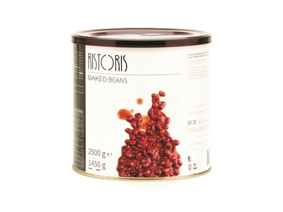Raudonosios pupelės pomidorų padaže RISTORIS, kepintos, 2,62kg/1,19kg