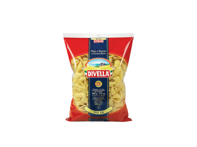 Makaronai DIVELLA TOFE, kriauklės, nr. 54, 500 g
