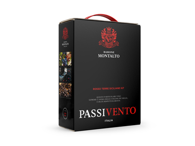 Vynas BARONE MONTALTO PASSIVENTO ROSSO 13.5%, raud. saus. 13.5%, 3 l