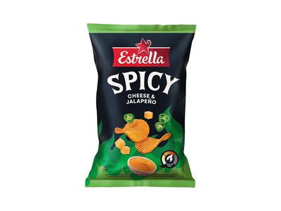 Sūrio ir papr. sk. traškučiai ESTRELLA, 115 g