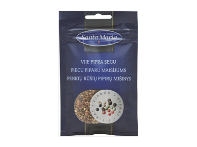 Penkių rūšių pipirų mišinys SANTA MARIA, 25 g