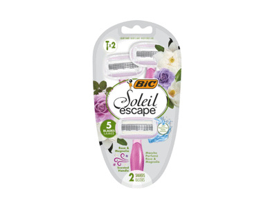 BIC Soleil 5 Escape moteriški vienkartiniai skustuvai,  2vnt.