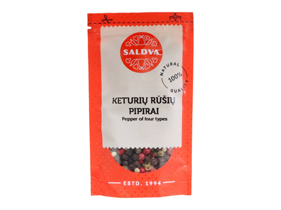Keturių rūšių pipirai SALDVA, 25 g