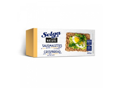 Sėklų duonos traškučiai, SELGA NATURE, 200g