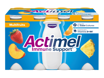 Ferm. jogurto gėrimas ACTIMEL, įv.skonių, 1,5% rieb., 8x100g, 800 g