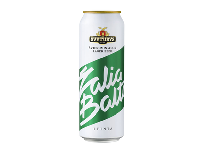 ŠVYTURIO alus ŽALIA BALTA, 5,0 %, 0,568 l