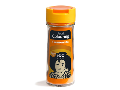 Maistiniai dažai CARMENCITA, oranžiniai, 65 g