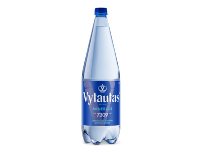 Gazuotas natūralus mineralinis vanduo VYTAUTAS, 1.5 l