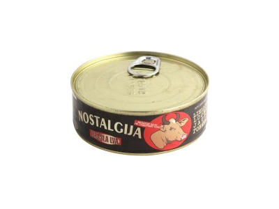 Troškinta jautiena NOSTALGIJA, konservuota, 240 g