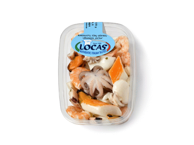 Marinuotų jūrų gėrybių užkandis EXTRA, 200 g