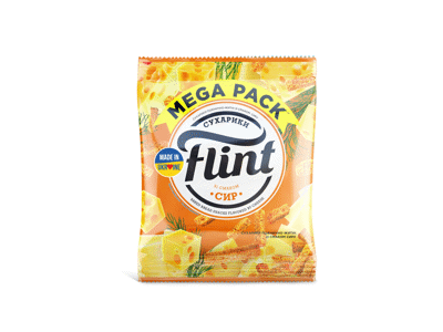 Džiūvėsėliai FLINT, sūrio skonio, 110 g