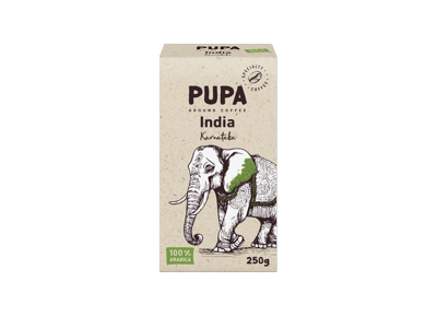 Malta rūšinė kava PUPA INDIA KARNATAKA, 250 g