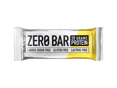 Baltyminis batonėlis BioTechUSA Zero Bar, šokoladinis, su bananais, 50 g