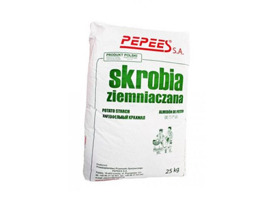 Bulvių krakmolas, maišuose, 25 kg
