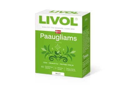 LIVOL MULTI kramtomosios tabletės Paaugliams, N60
