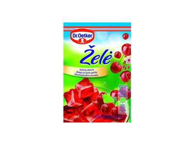 Vyšnių skonio želė DR. OETKER, 77 g