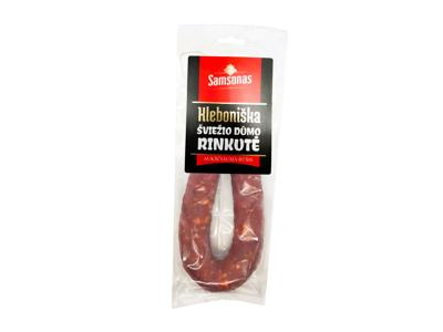 Šaltai rūkyta KLEBONIŠKA šviežio dūmo dešra, A. r., 250 g