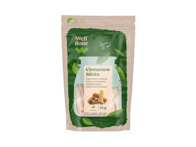 Cinamono lazdelės WELL DONE, 25 g