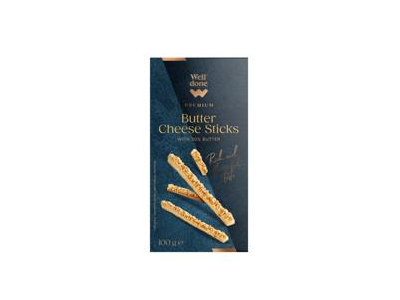 Sūrio skonio lazdelės WELL DONE PREMIUM, 100 g