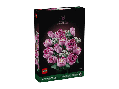 Konstruktorius LEGO Rausvų rožių puokštė 10374