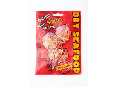 Vytinti kalmarai DRY SEAFOOD, raudonieji, 20 g