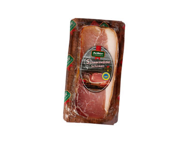 Šaltai rūkytas ŠVARCVALDO kumpis, nerūšinis gaminys, 350 g