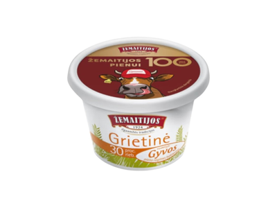 Žemaitijos grietinė 30%, 200 g