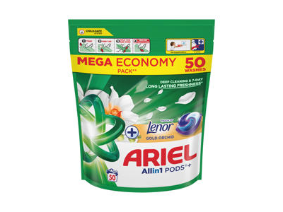 ARIEL Gold Orchid skalbimo kaps., 50vnt., 50 vnt.
