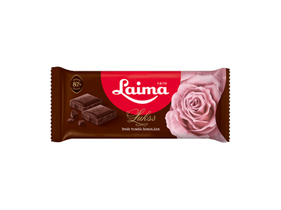 Juodasis šokoladas LAIMA LUKSS (87 %), 90 g