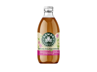 Kombucha su gauromečio žole ir citrinžole, 330 ml